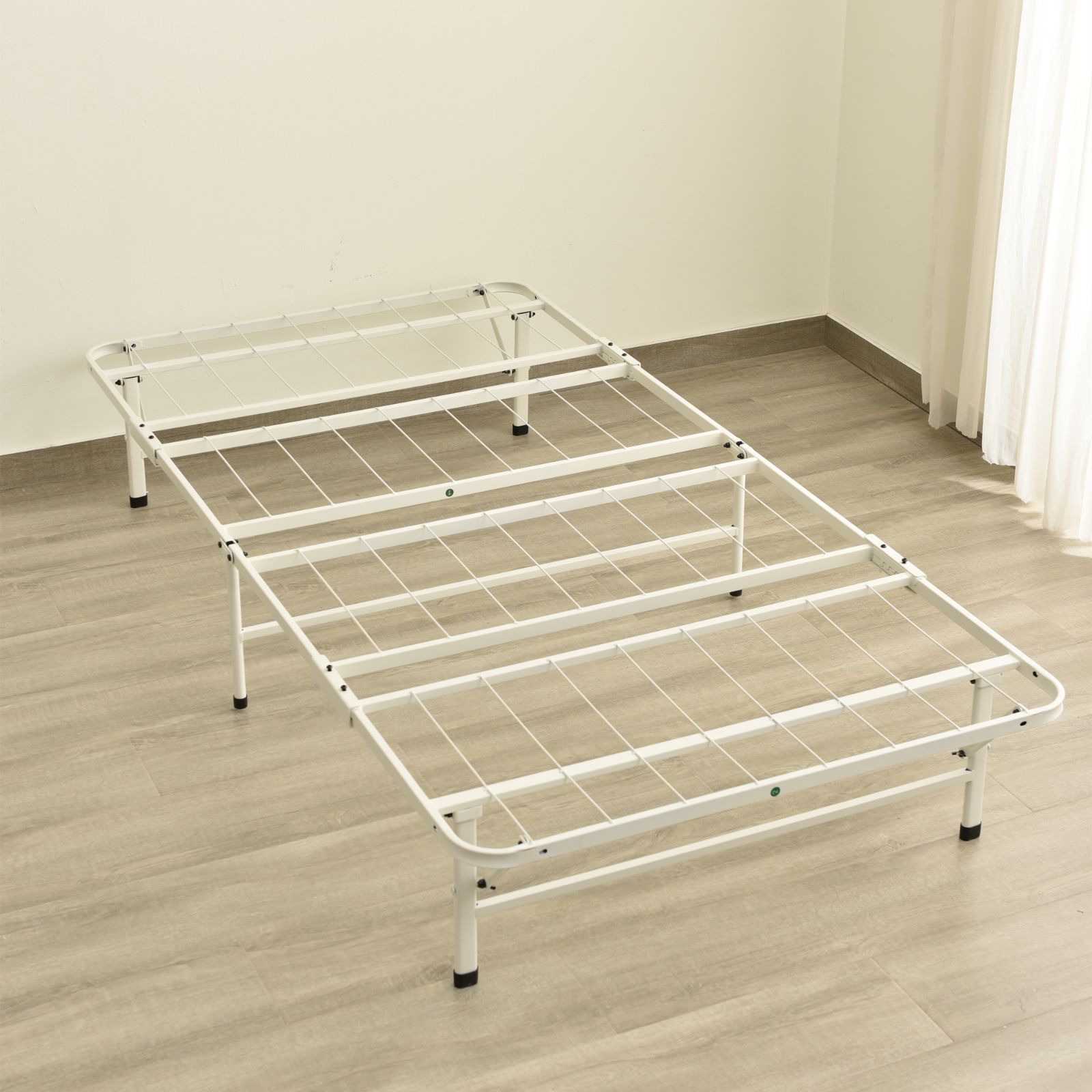 パイプベッド｜シングル｜折りたたみ｜下収納｜耐荷重200kg｜省スペース｜WF302693BAA
