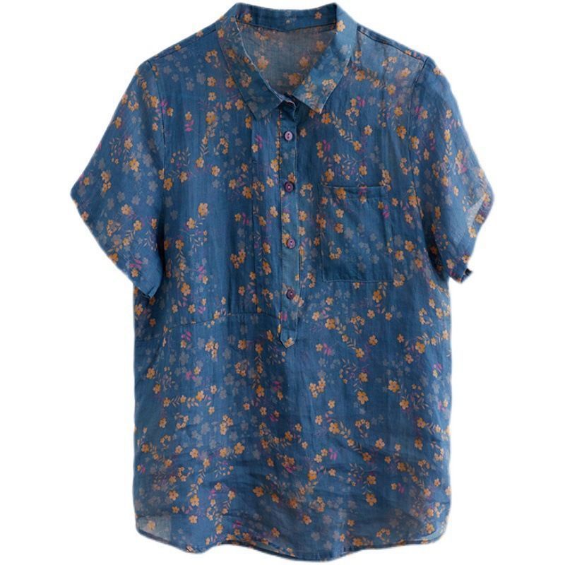 Tシャツ レディース 半袖 夏 ゆったり きれいめ ブラウス シャツブラウス プルオーバー シャツ カットソー おしゃれ 夏 ゆったり コーデ ブラウス レディース 半袖 ゆったり カットソー森ガール