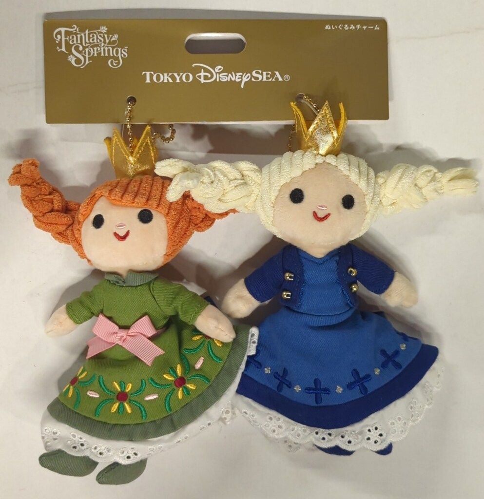 だれぬい　アナ　エルサ　ぬいぐるみチャーム アナとエルサのFrozen Journey] ぬいぐるみチャームセット TDS
