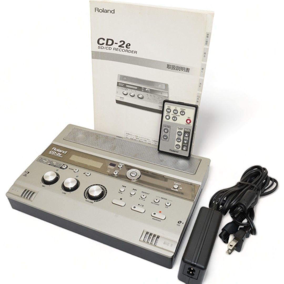 もりとっとの商品【動作良好】 Roland ローランド　CD-2E SD CDレコーダー MTR