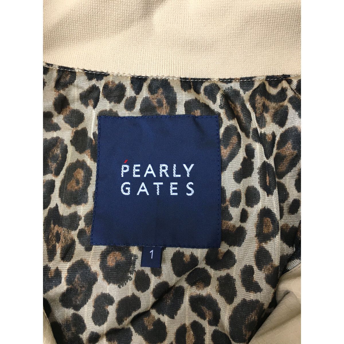 中古 レディース パーリーゲイツ PEARLY GATES ブルゾン 1(M) ベージュ