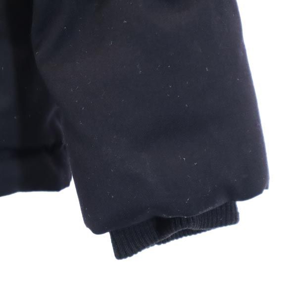 サイラス フーデッド ダウンジャケット 1 ブラック系 SILAS ロゴ刺繍 メンズ 【中古】 【221102】 【PD】
