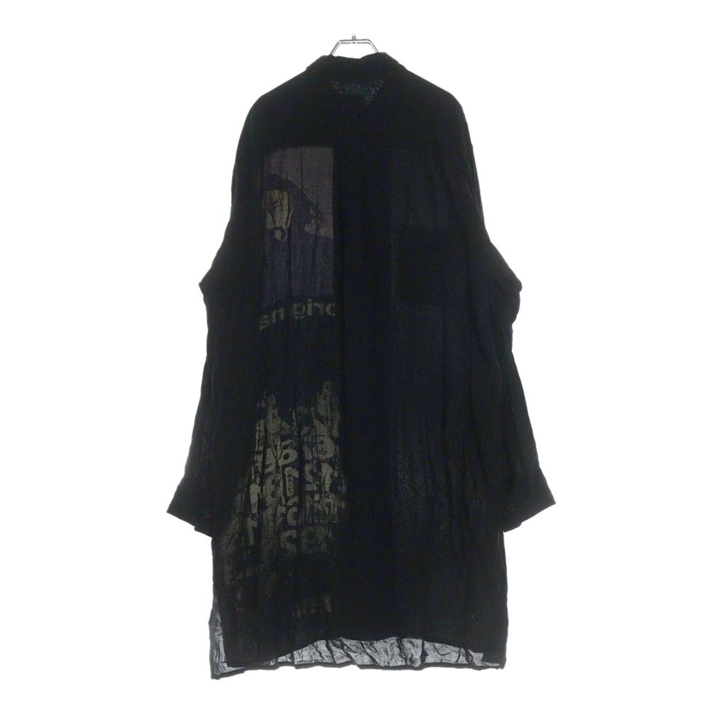 ブラックスキャンダルヨウジヤマモト19ssロングシャツYOUJIYAMAMOTO BLACK Scandal Yohji Yamamoto (ブラックスキャンダルヨウジ
