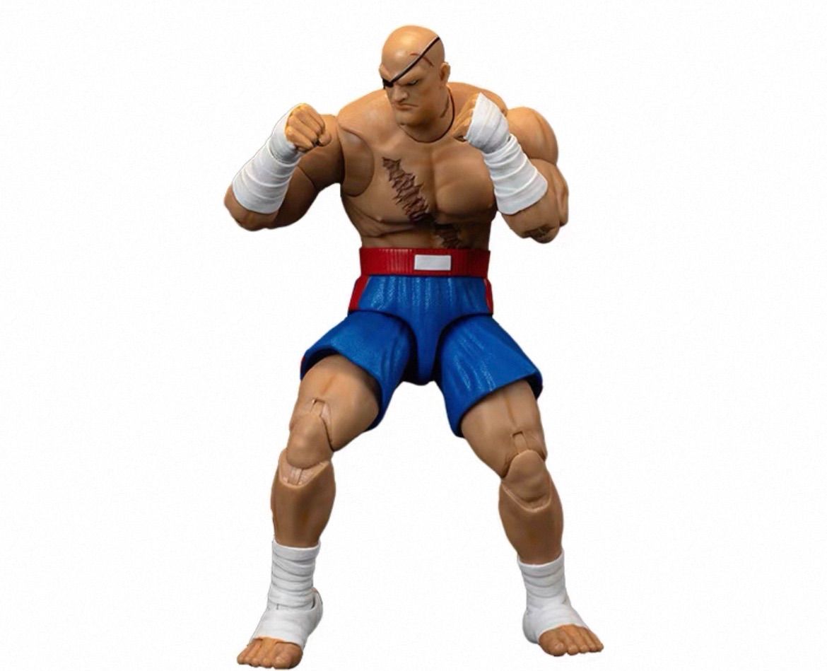 ストリートファイター フィギュア サガット 1/12スケール 16cm