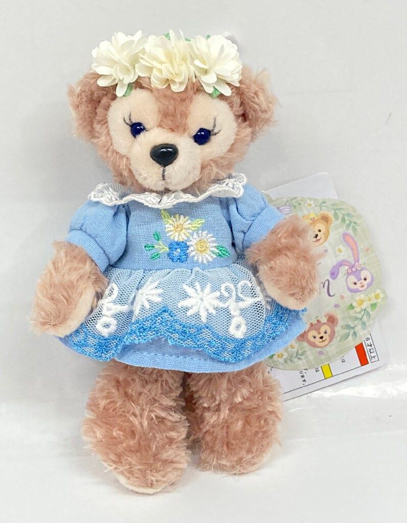 東京ディズニーシー ぬいぐるみバッジ Duffy and Friends シェリーメイ 花 Spring in Bloom 2021