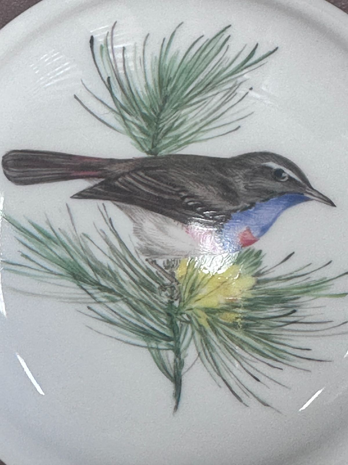 マイセン】金彩鳥文飾り皿