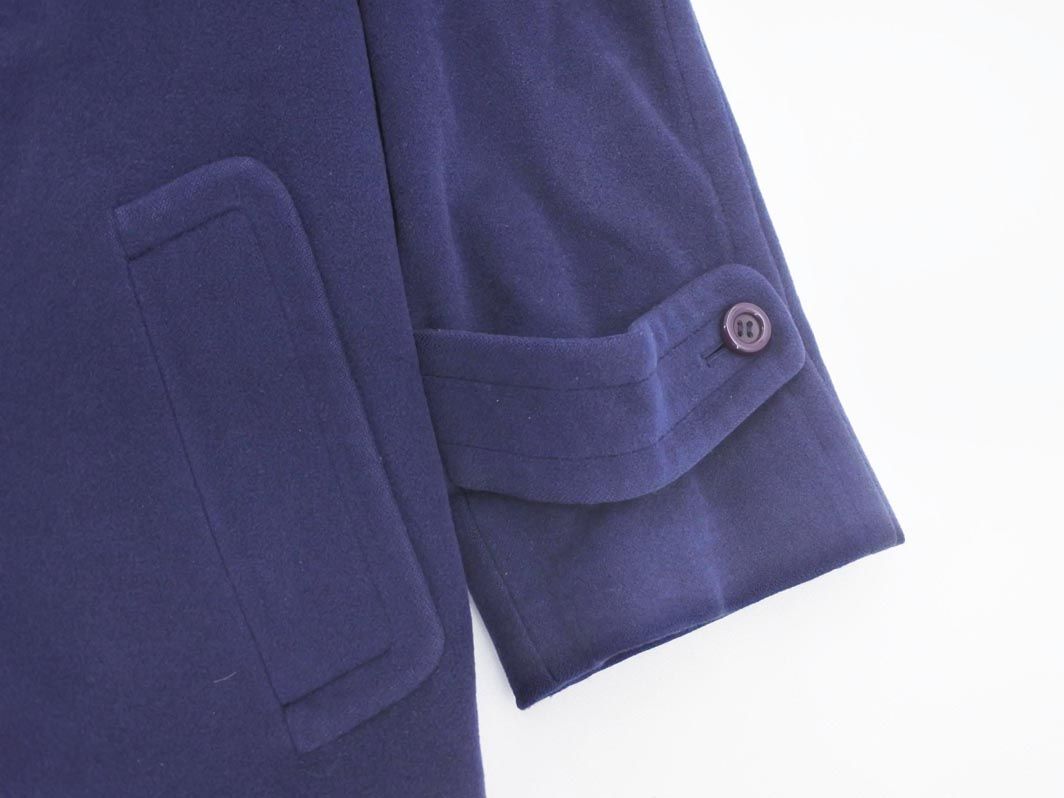 【希少】 Burberrys バーバリーズカシミヤ 混ロングコート ダブル濃紺 burberrys バーバリーズ ウール カシミヤ混 チェスター コート