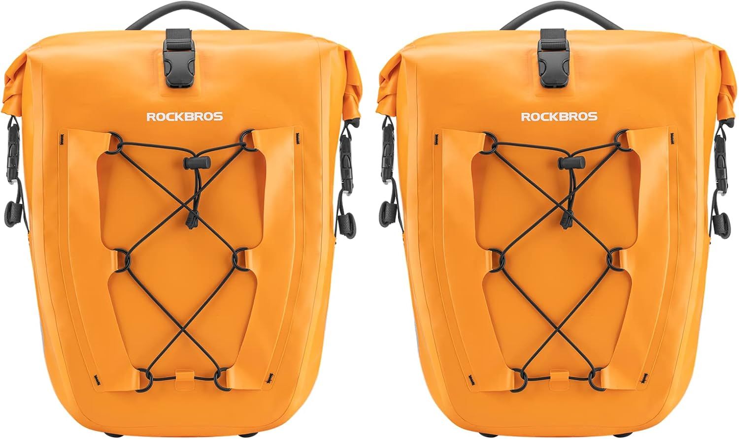 ROCKBROS(ロックブロス)自転車パニアバッグ サイドバッグ リアバッグ 防水 25L大容量 反射付き 取り付け簡単 ツーリングバッグ 通勤 キャンプ 自転車バッグ ロードバイク マウンテンバイク