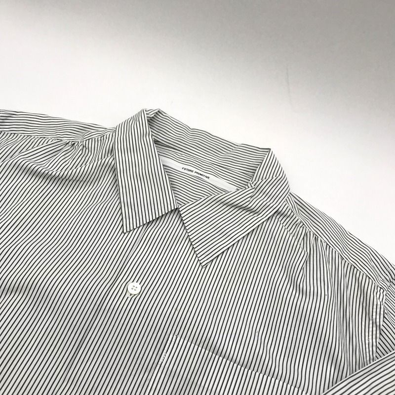 【中古】 Future Primitive JohannesHeil FUTURE PRIMITIVE ストライプ シャツ 長袖 LOUNGE SHIRT STRIPE