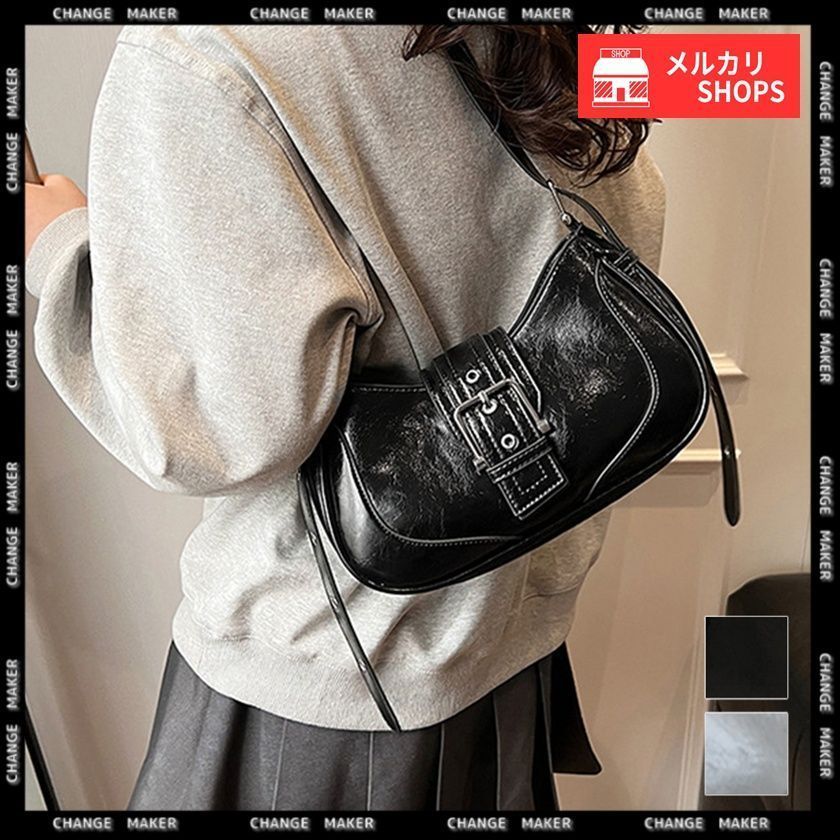 ★関税込★EMIS★ナイロンラウンドハーフバッグ ホーボー バッグ ☆関税込☆EMIS☆ナイロンラウンドハーフバッグ ホーボー バッグ