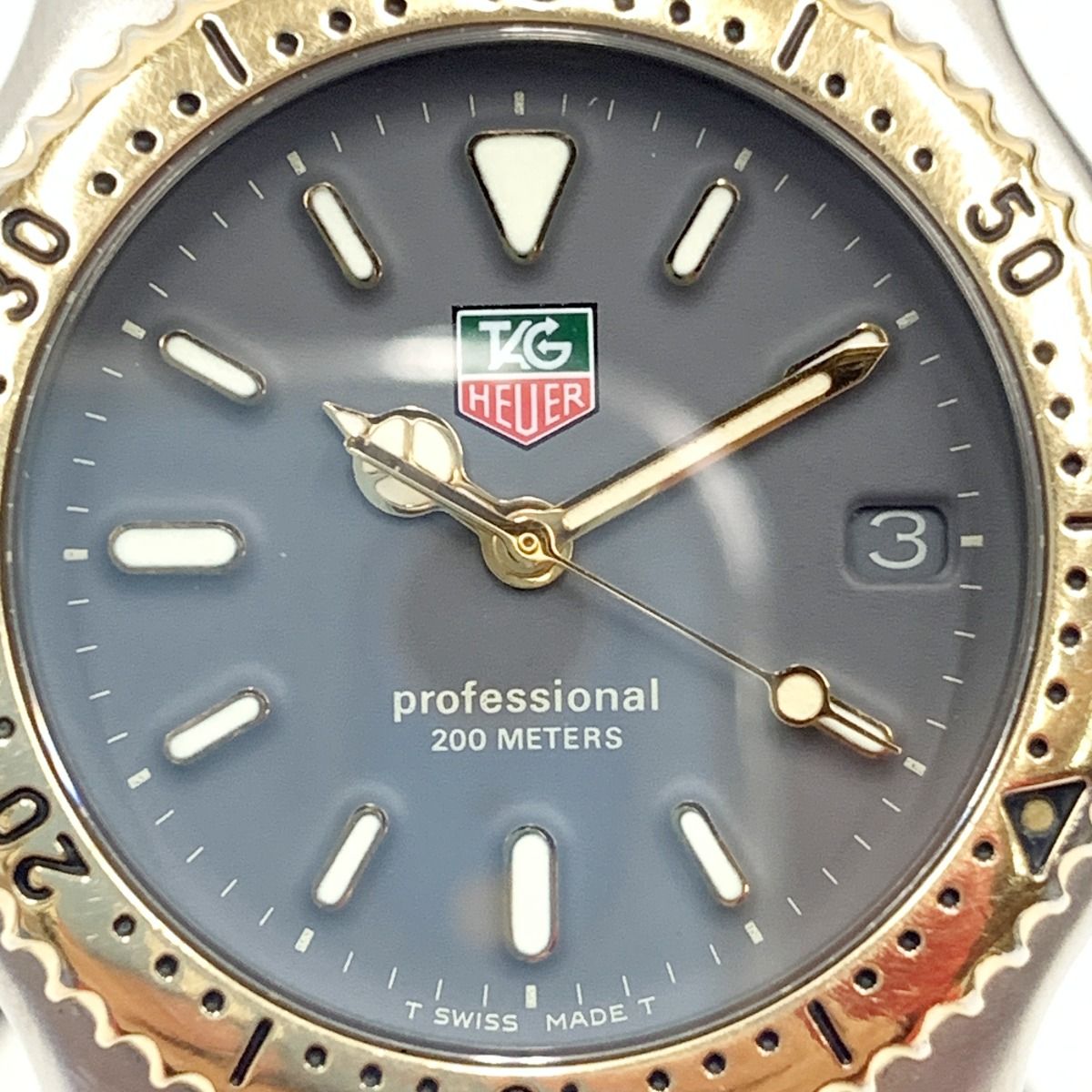 タグホイヤーシルバーゴールド ダイバーズ腕時計 WAR215D.BD0784 タグホイヤー(TAG Heuer) カレラ キャリバー5