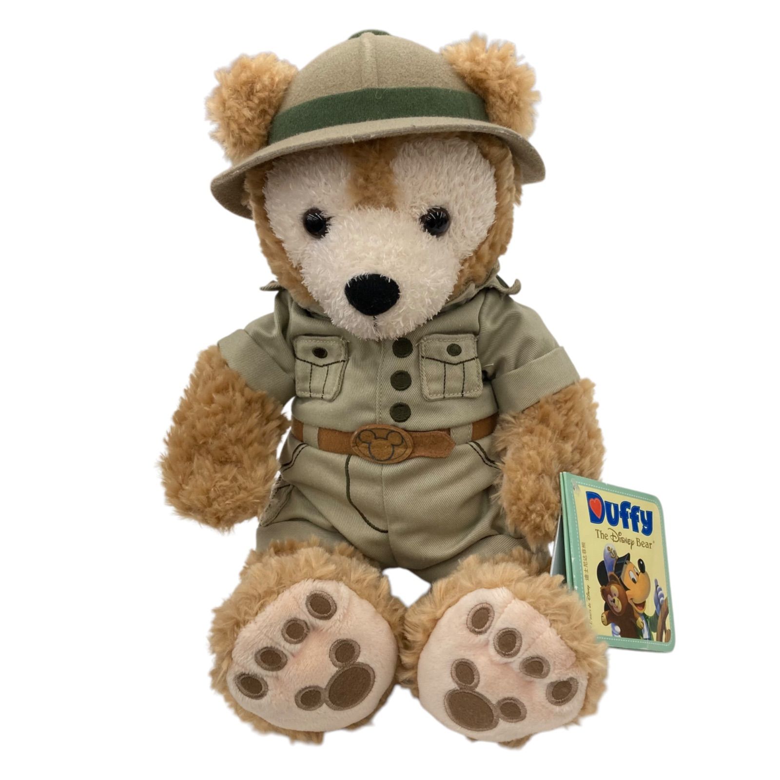 186001　タグ付き・美品　ディズニーリゾート　アメリカ限定　ダッフィー　サファリコスチューム　ぬいぐるみ
