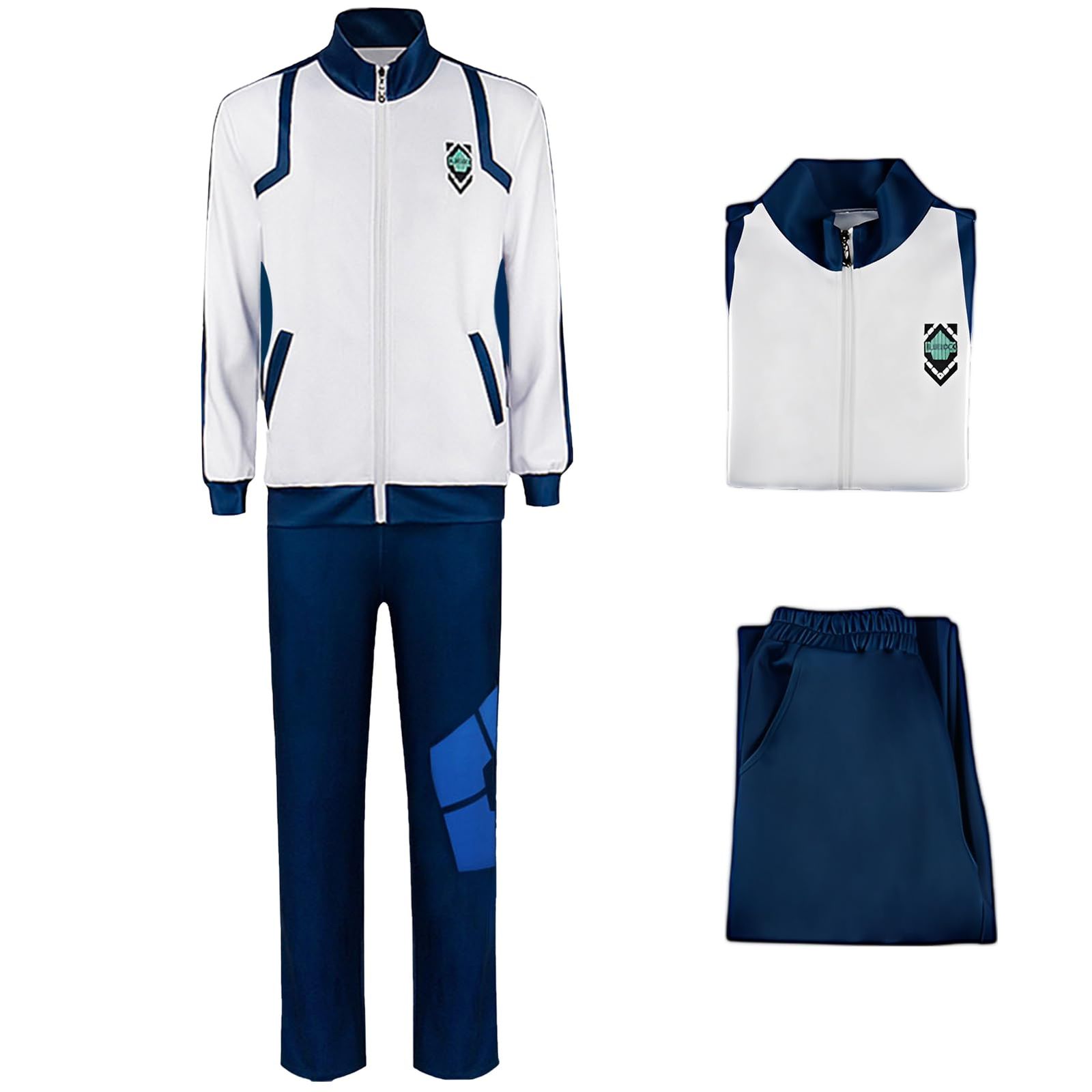 【人気商品】[Matreeglam] ブルロク コスプレ 衣装 Blue COSPLAY Lock 潔世一 千切豹馬 蜂楽廻 全員運動服アニメ コスチューム ブルロク ジャージ セット イベント クリスマス ハロウィン 仮装 プレゼ