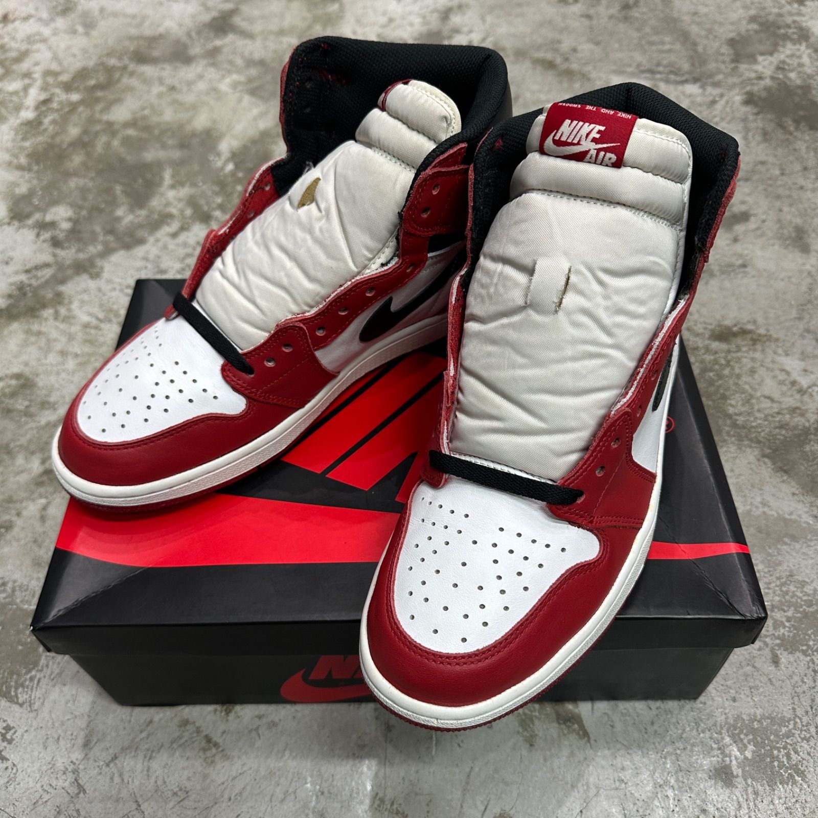 NIKE Air Jordan 1 Retro High Chicago 2015年製 ジョーダン1 シカゴ スニーカー ナイキ 555088-101 29cm 1028M1