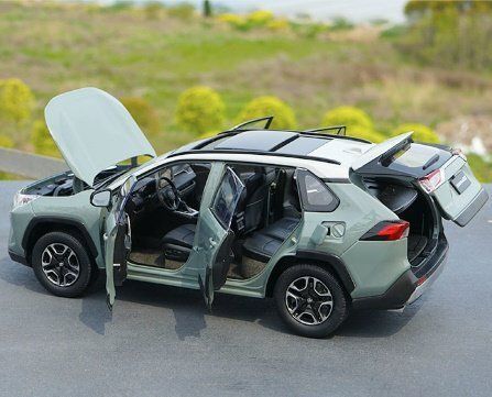 トヨタ新型RAV4 ミニチュアモデルダイキャスト1PCE 1/18スケール