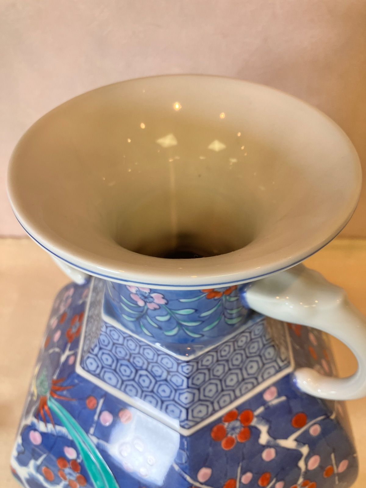 ★九谷焼✦眞榮★ビンテージ品✦❀花入れ✿壺 ☆九谷焼✦眞榮☆ビンテージ品✦❀花入れ✿壺