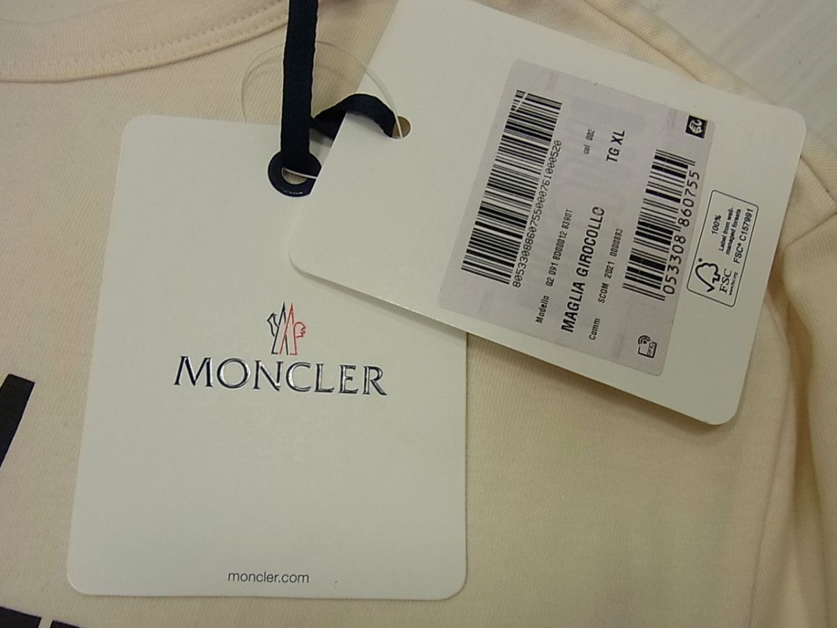 新品 定価6万円☆MONCLER モンクレール 21AW ロングTシャツ