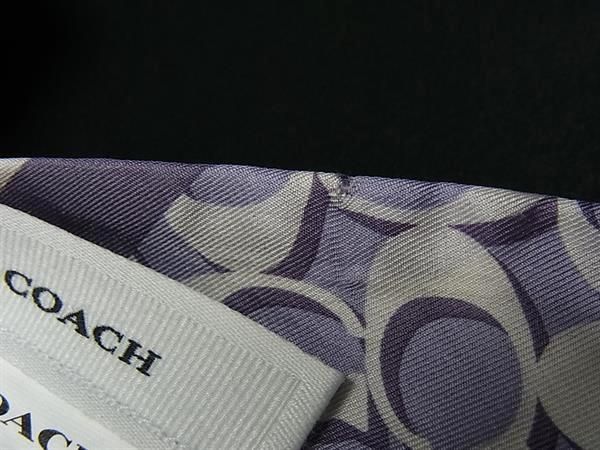 3点 コーチ リボン スカーフ シルク ピンク ヴィンテージ シグネチャー COACH コーチ シグネチャー シルク100% ツイリー リボンスカーフ