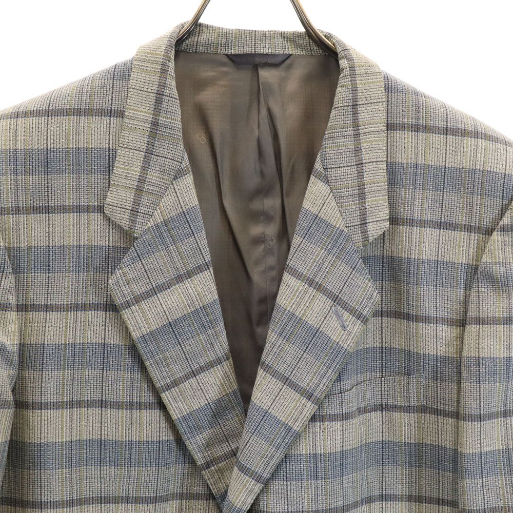 美品　ヴィンテージ　BALENCIAGA チェック柄 テーラードジャケット BALENCIAGA - バレンシアガ 90s 日本製 オールド チェック柄