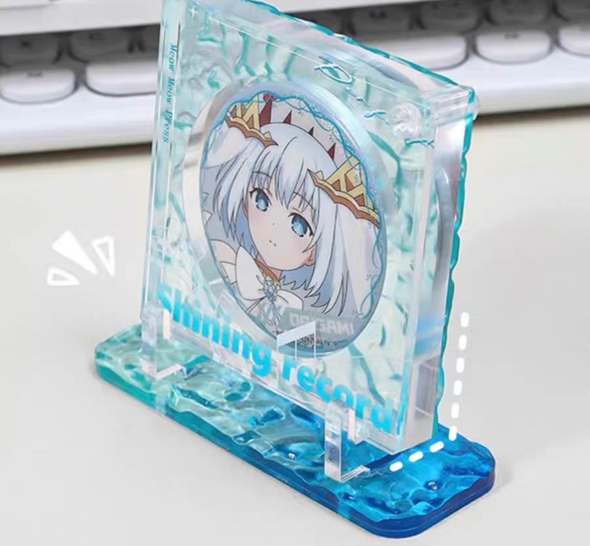 あたたかくなる アクスタ 缶バッジ アクキー チェキ 2個セット】立てて飾れる♪ マルチスタンド キラキラ アクスタ