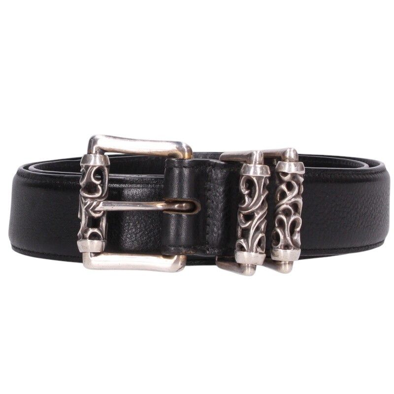 クロムハーツ BLT ROLLER 3 PC 1.5 inch PCローラー レザーベルト メンズ 34