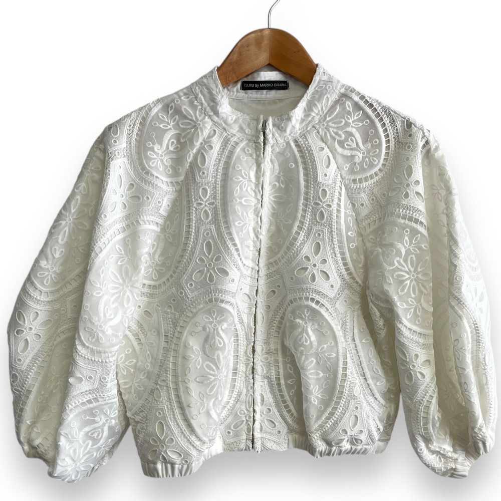 美品 TSURU By MARIKO OIKAWA ツルバイマリコオイカワ Trenia レース