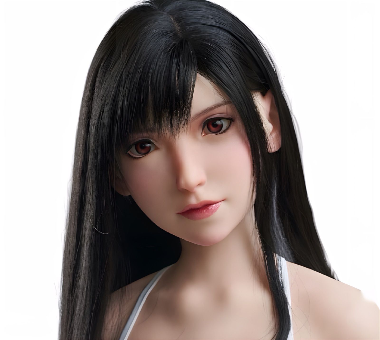 1/6 フィギュア ヘッド FF ティファ 12インチ 植毛硬化スタイル リアル | 1⁄6 フィギュア ヘッド 12インチ FFモデル ティファ リアル