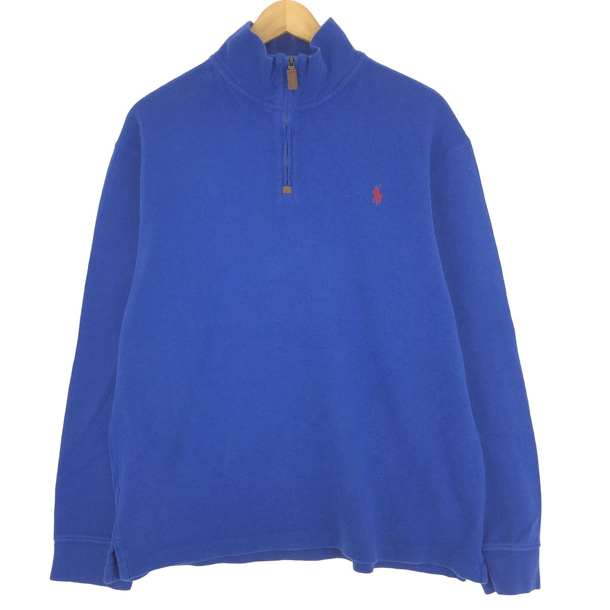古着 ラルフローレン Ralph Lauren POLO RALPH LAUREN ハーフジップスウェットシャツ トレーナー メンズL/eaa427719