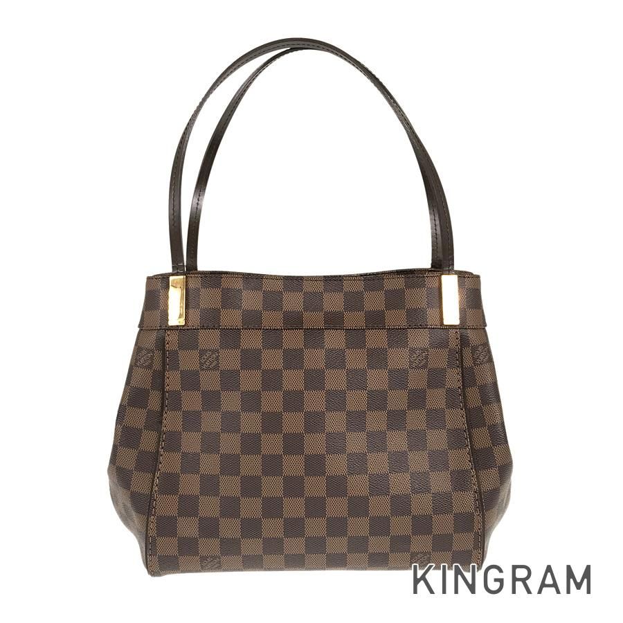 ルイ・ヴィトン LOUIS VUITTON ダミエ マーリボーンPM N41215 ブラウン PVC ハンドバッグ se【中古】 - キン