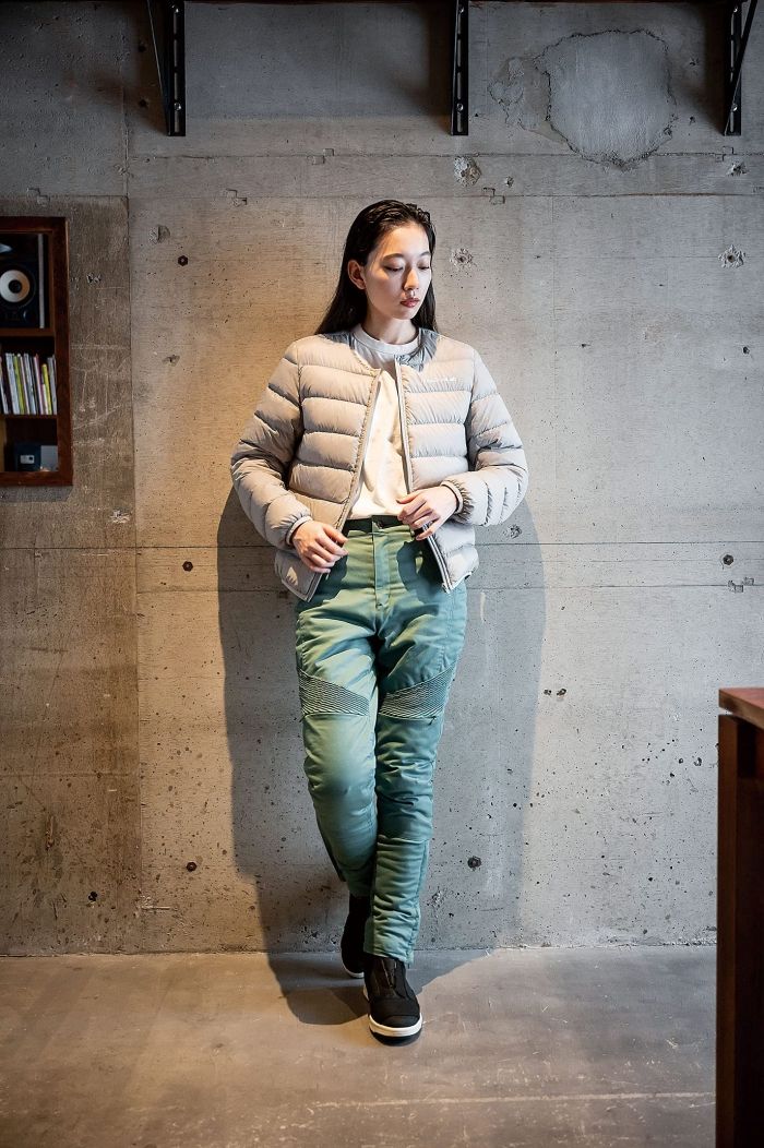 ROP-53-GREEN-M ウォームストレッチパンツ
