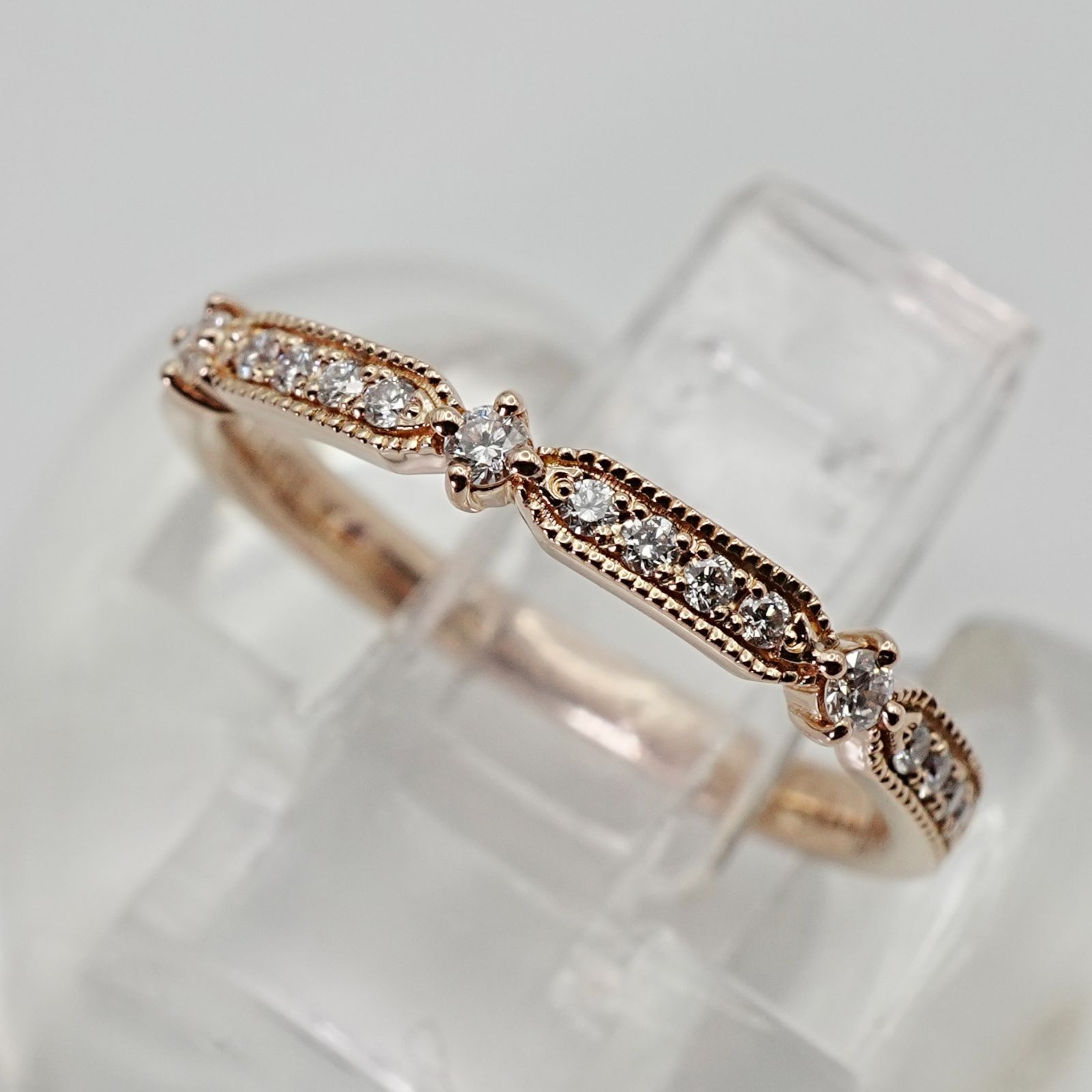 K18YG ミントガーネット リング 6/K18YGミントガーネットピンキー