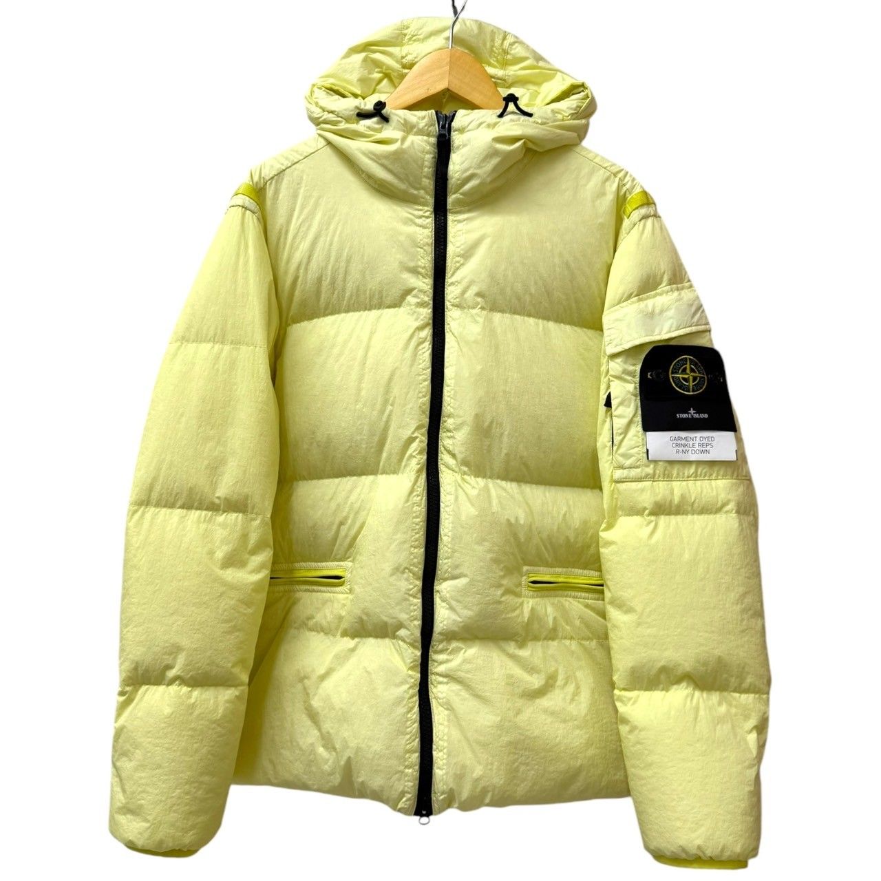 た*ご様 STONE  イエロー ダウンジャケット Stone Island ストーンアイランド ダウンジャケットイエロー