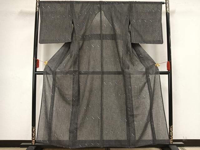 平和屋着物＊夏物 小紋 幾何学文様 AAAZ0395jd