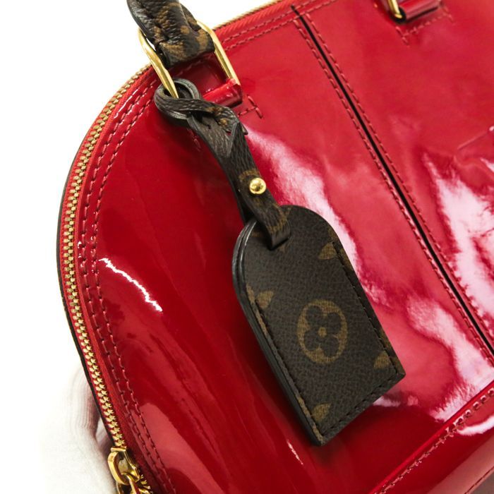 ルイヴィトン LOUIS VUITTON アルマ BB ヴェルニ ミロワール