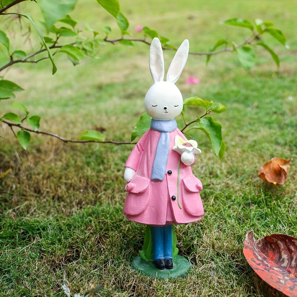 花を持っているウサギ うさぎ