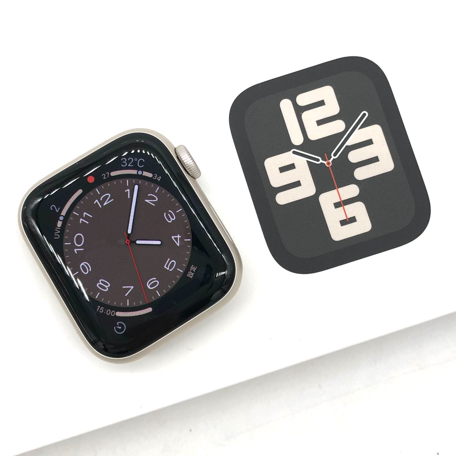 ▽【BT100%】Apple AppleWatch SE 第2世代 40mm GPSモデル スター 