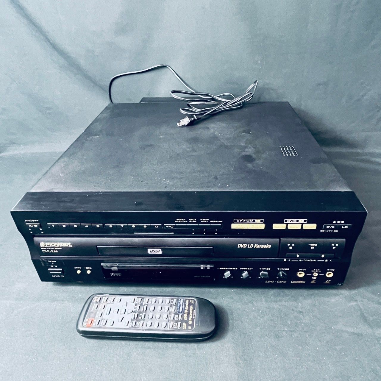 Pioneer DVD/LDコンパチブルプレーヤー DVL-K88電源コード取扱説明書 