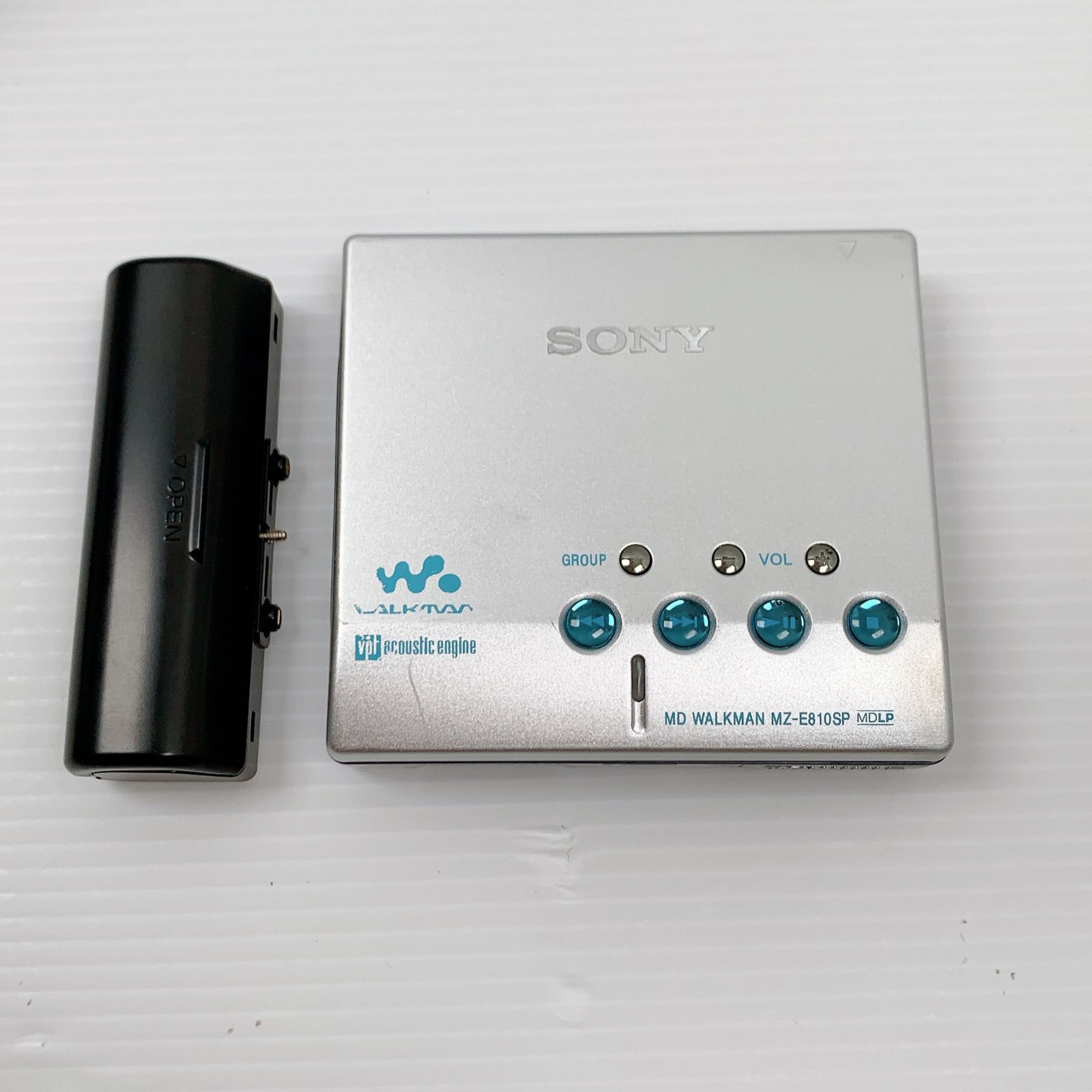 SONY MDウォークマン MZ-E810SP 動作品 スピーカー付き