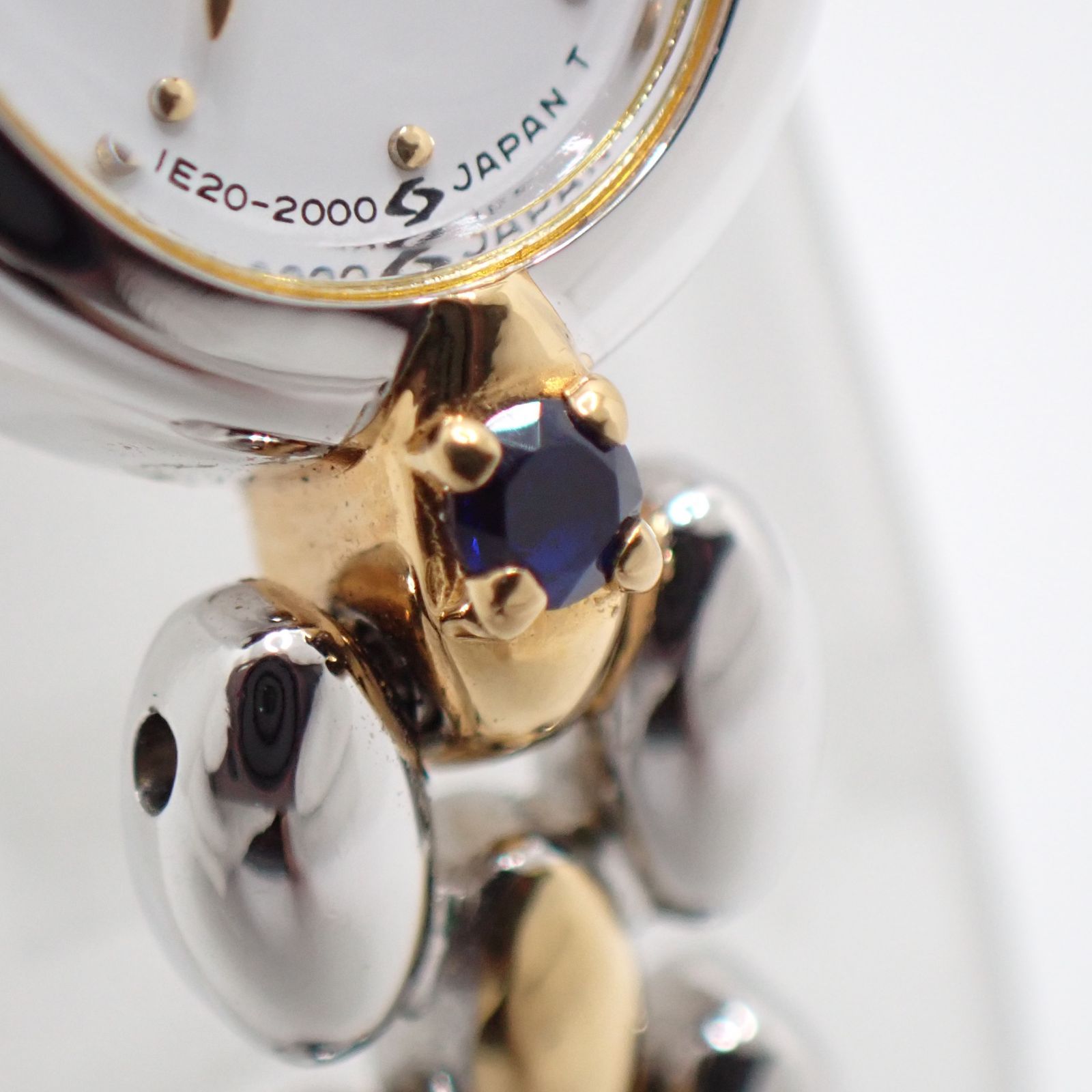 394 バレンシアガ　ストーンベゼル　シェル　オーバル　腕時計 394 バレンシアガ ストーンベゼル シェル オーバル 腕時計