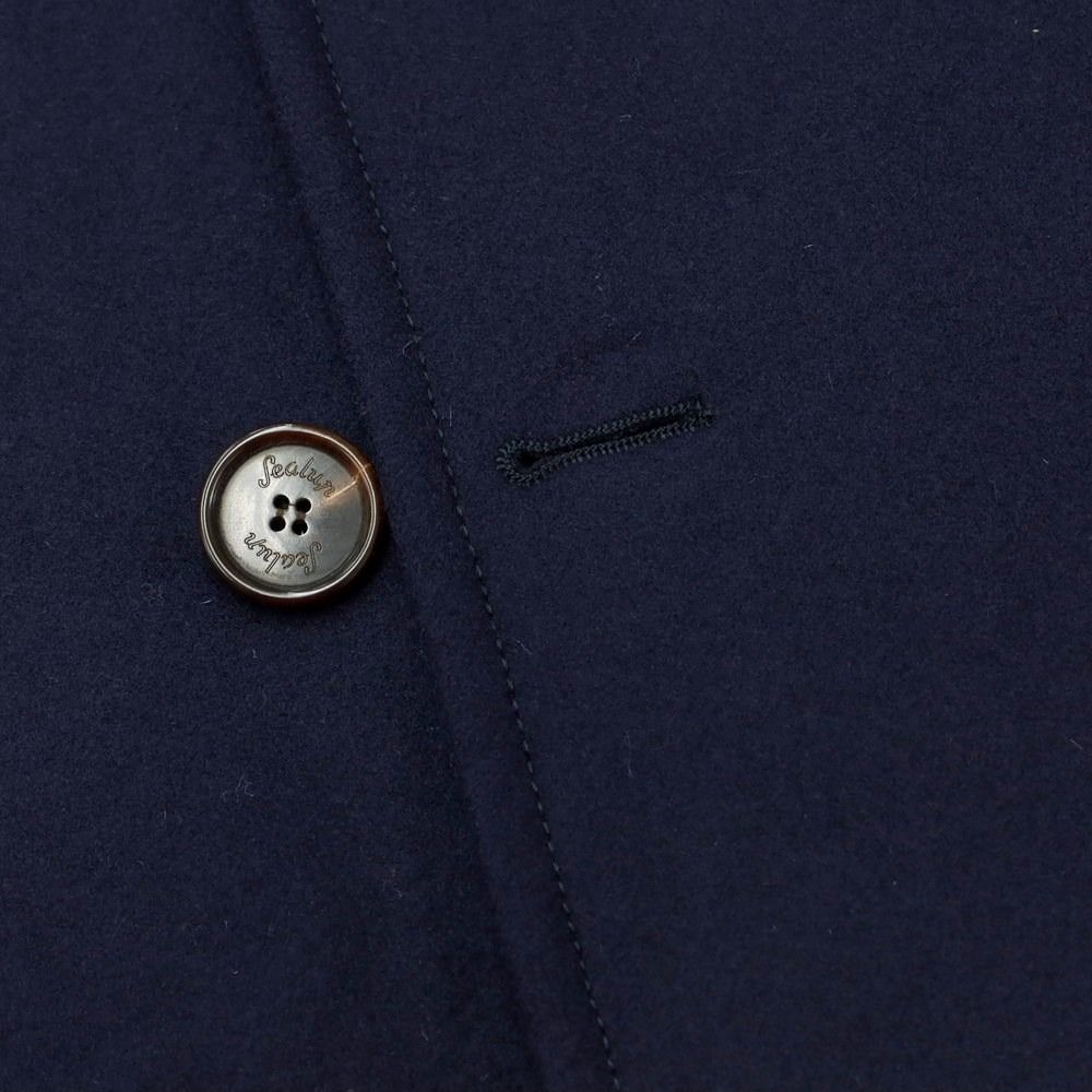 中古】シーラップ Sealup ウール ピーコート ネイビー【サイズ44