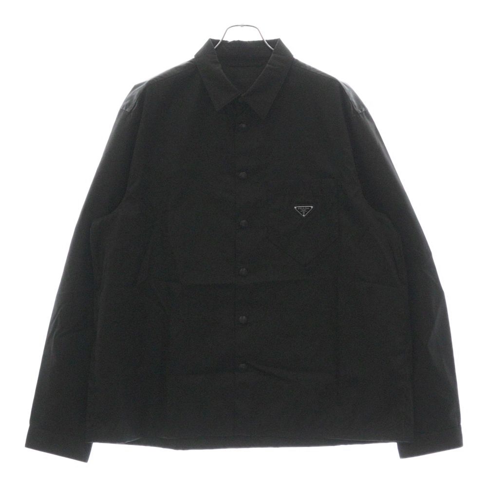 送料無料 通販 ファッション PRADA 三角ロゴプレートナイロン リナイロン Re-Nylon (プラダ) シャツ/ブラウス(長袖/七分)