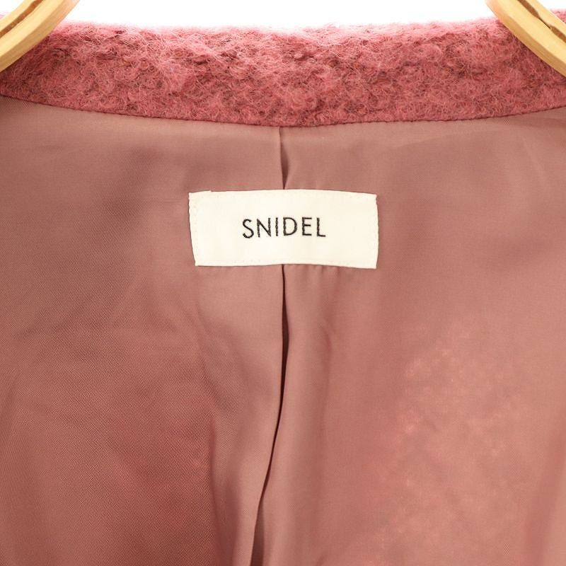 美品　SNIDEL スナイデル　コクーンボアコート Sサイズ ピンク セール】コクーンボアコート（その他アウター）｜SNIDEL