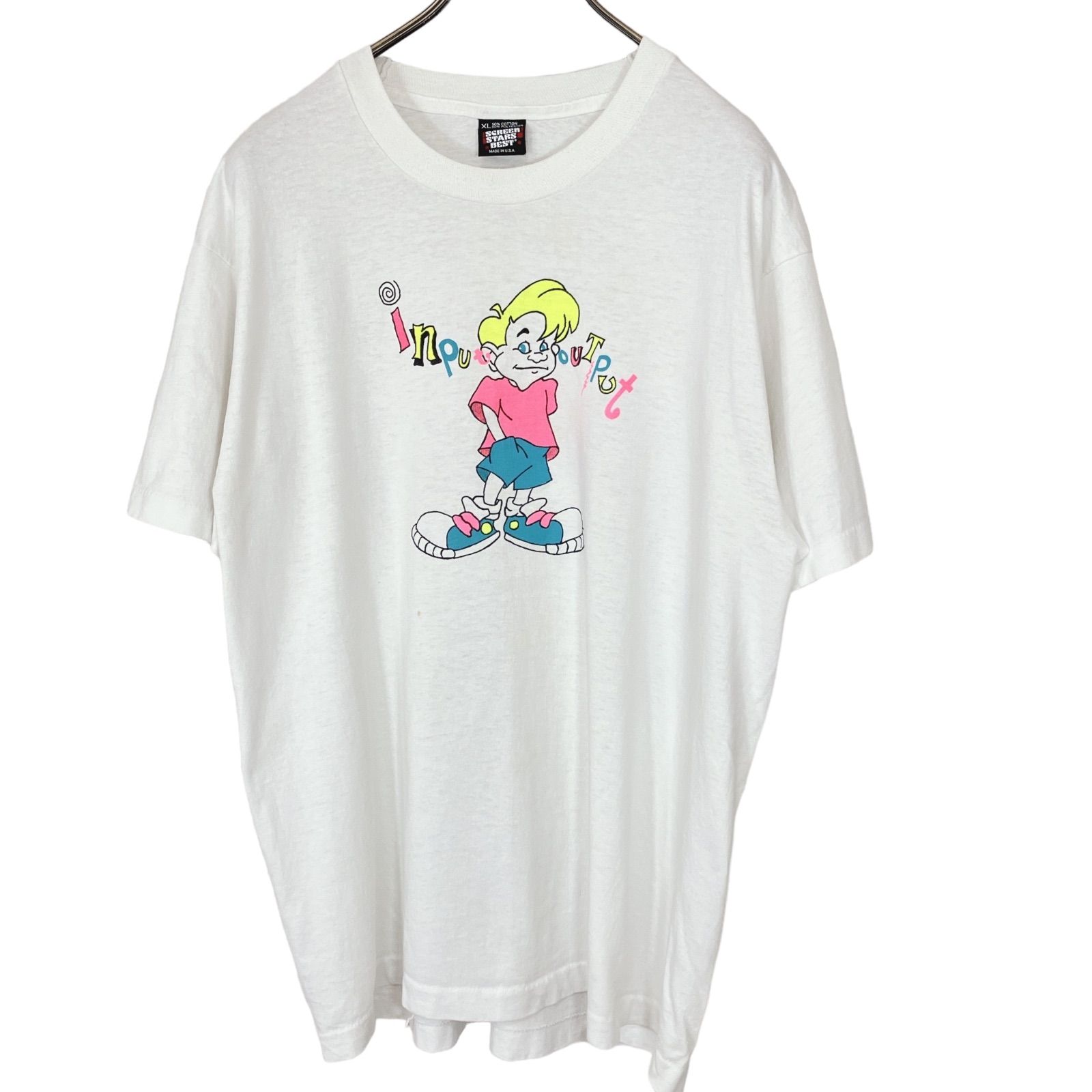 ビンテージ Tシャツ 90年代 白 XL シングルステッチ