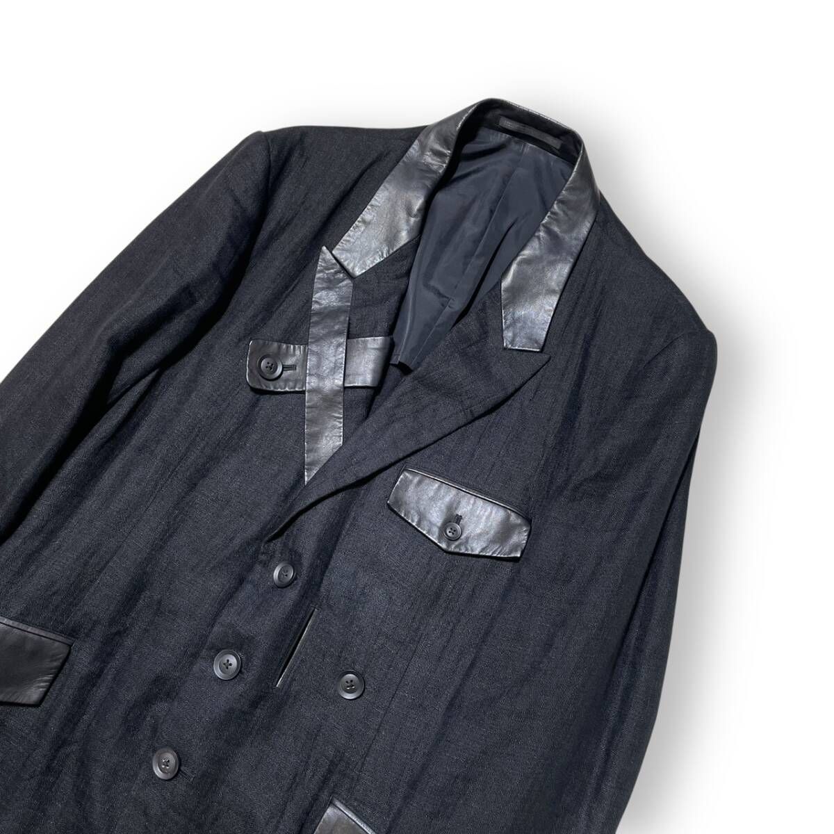 23ss YOHJI YAMAMOTO POUR HOMME テーラードジャケット タブ留め