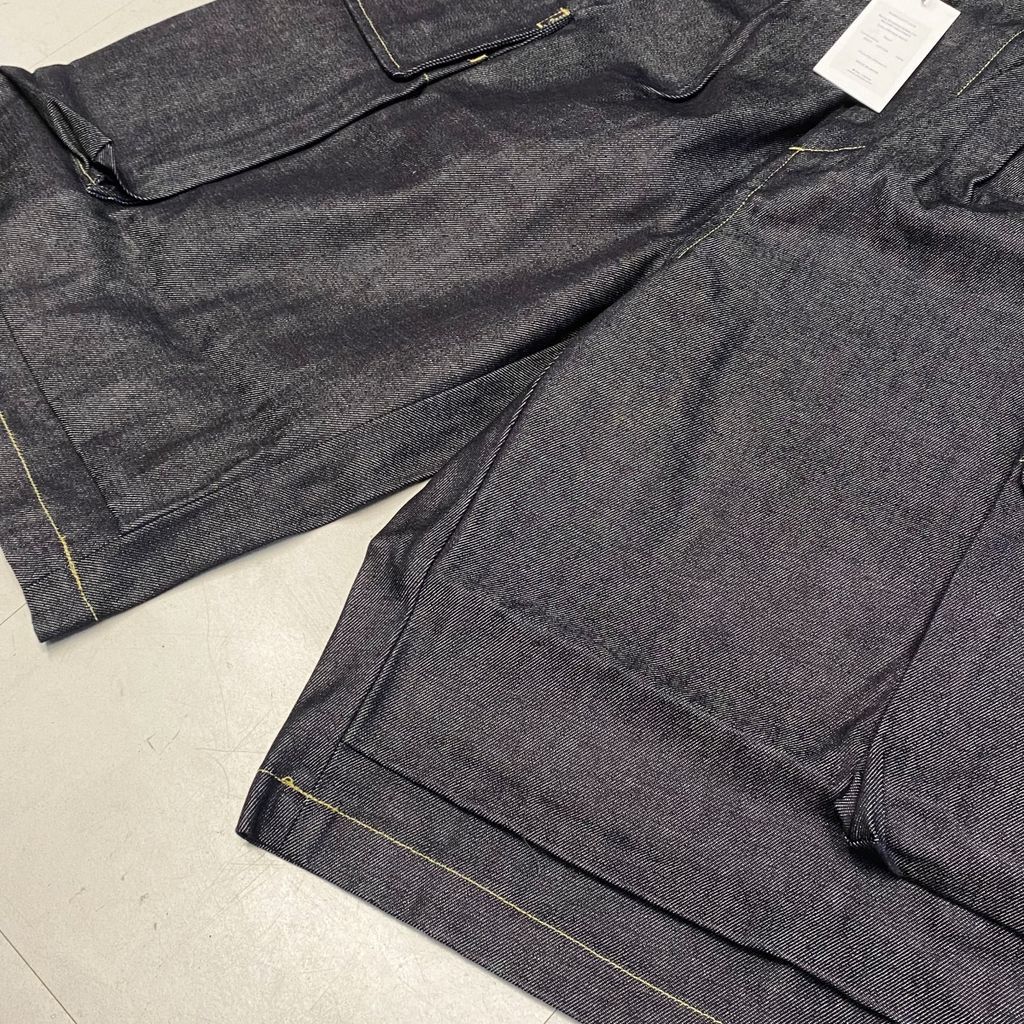 CLESSTE クレスト Selvedge denim city military half pants ハーフ