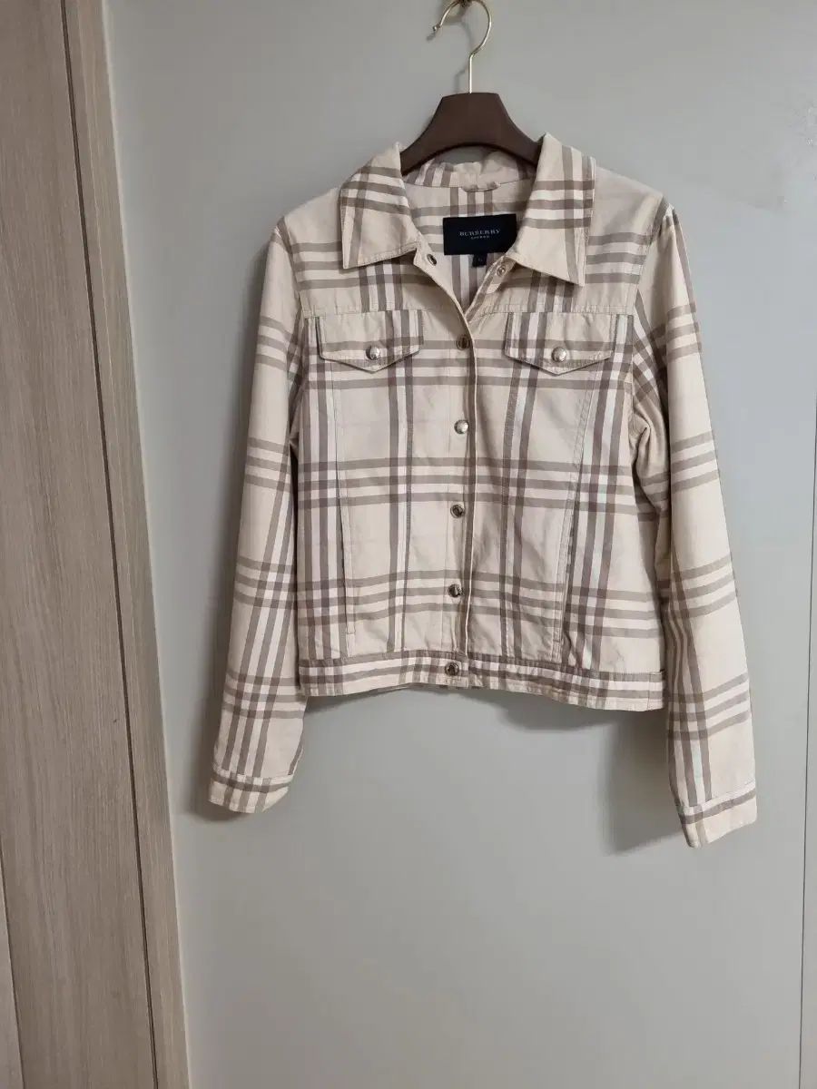 BURBERRY バーバリー ノヴァ チェック クロップド ジャケット