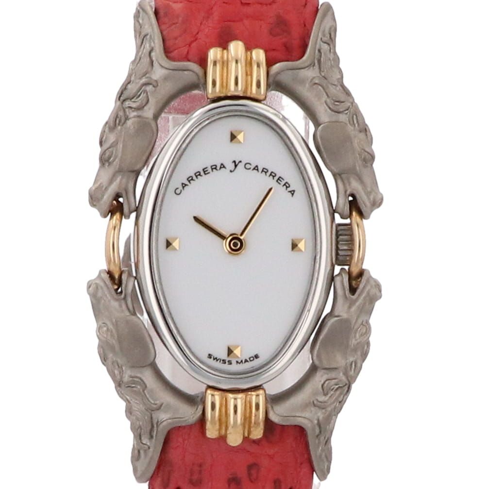 【希少】Carrera y carrera カレライカレラ 腕時計 カバロス カレライカレラ カバロス 腕時計 ステンレススチール 116