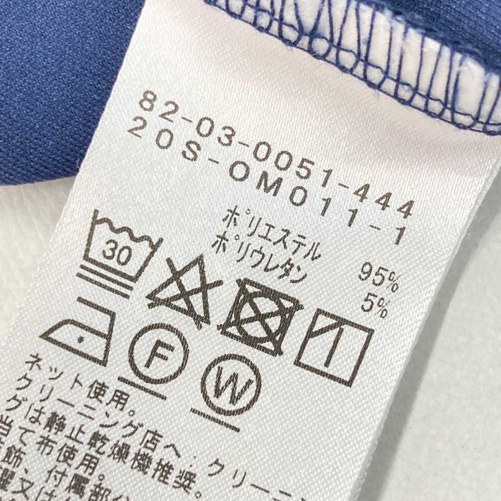 サイズ：M BEAMS GOLF ビームスゴルフ  ハイネック 半袖Tシャツ  ネイビー系 [240101428207] ゴルフウェア メンズ ストスト BEAMS GOLF ビームスゴルフ ハイネック 半袖Tシャツ ネイビー系