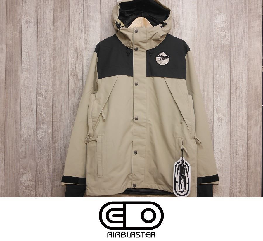 【新品:SALE】24 AIRBLASTER GUIDE SHELL JACKET - Sand - S 正規品 ジャケット スノーボード ウェア