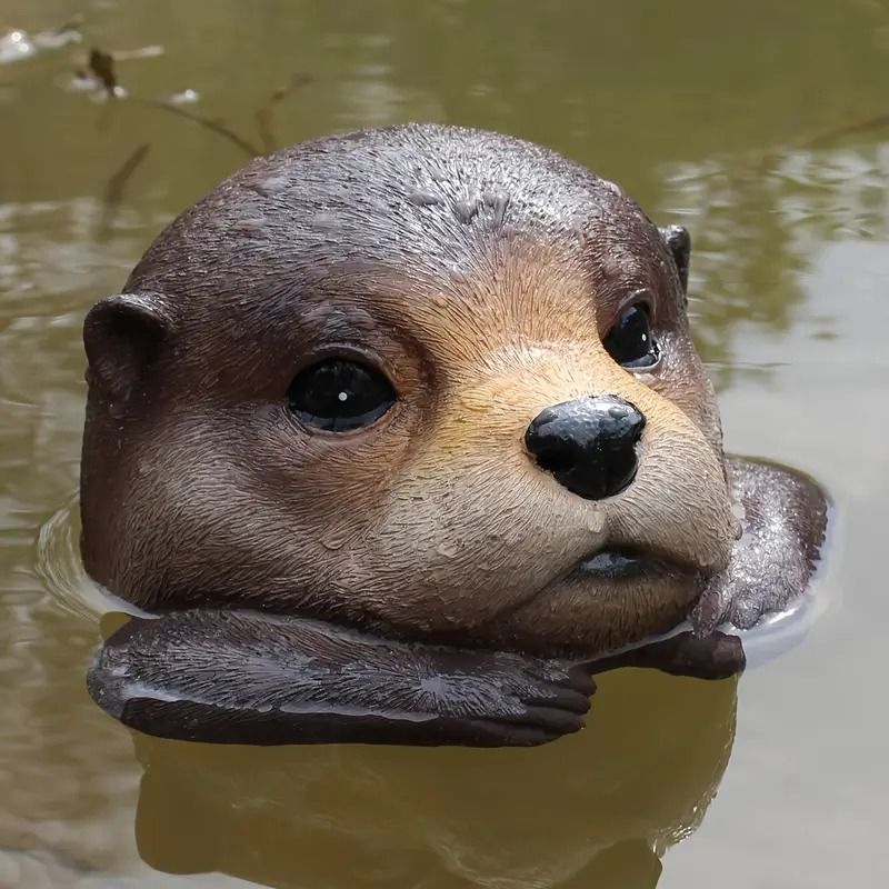 フローティングヘッド カワウソ 水に浮かぶ カワウソの頭 池の装飾 おしゃれ かわいい 飾り フェイク 装飾 池 プール 庭 ガーデン オブジェ  オーナメント インテリア 可愛い 飾り物 - メルカリ